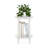 Creekside 2-Tier Round Wooden End Table, Side Table, White/White-105551846