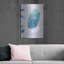Winston Porter «Indigo Haze No. 2» par Louis Duncan-He, art mural en métal, MTL-14092-1280502542