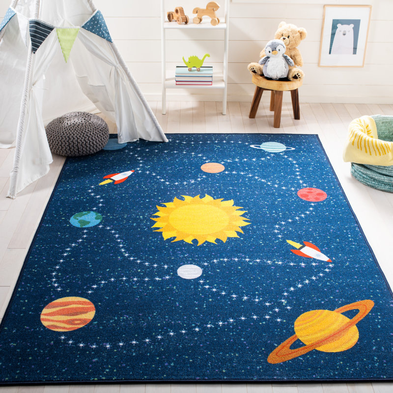Chatham Kids Playhouse 200 Performance Machine Washable Rug, Rectangle 7'9" x 10'