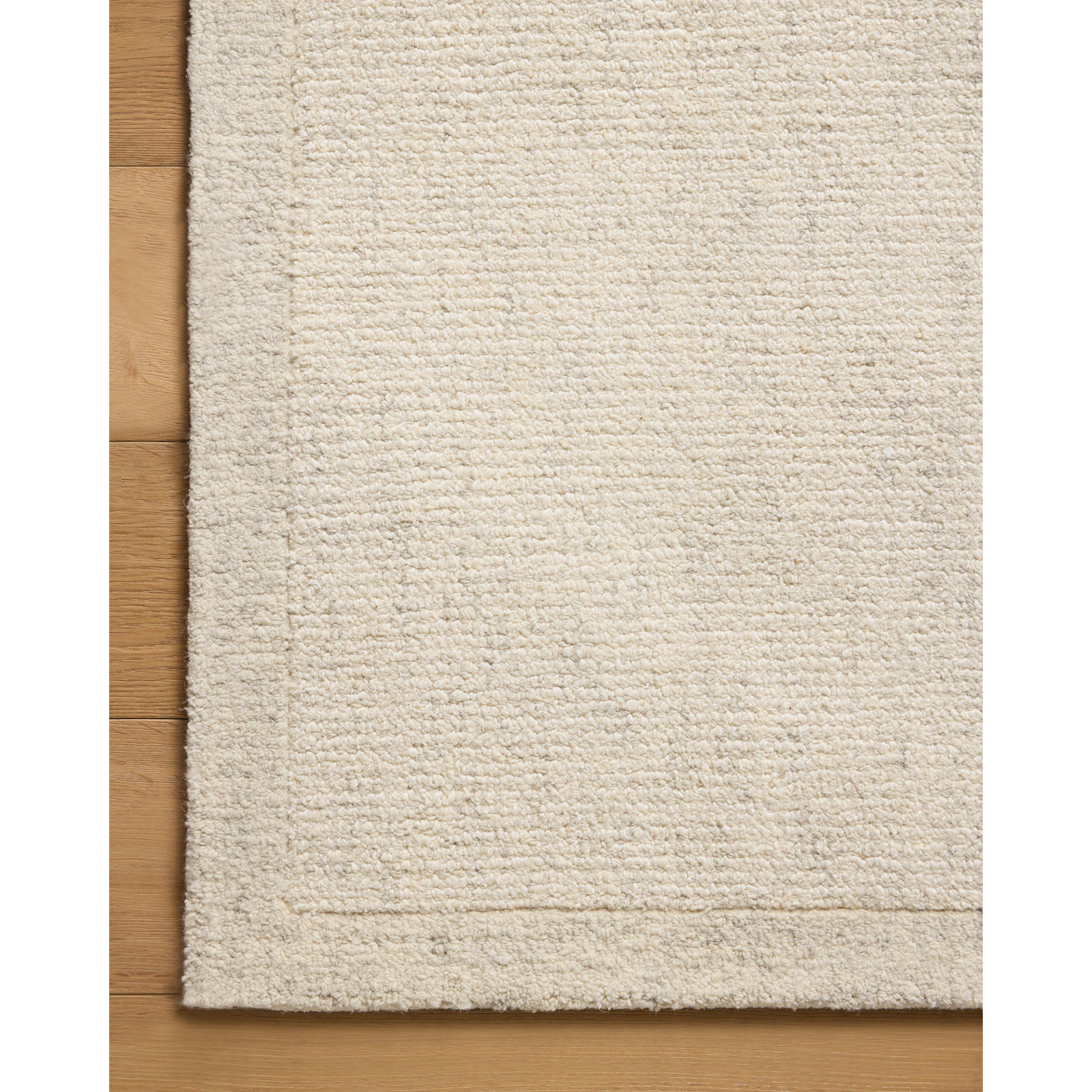 Henley Ivory / Smoke Area Rug, Rectangle 3'6" x 5'6"