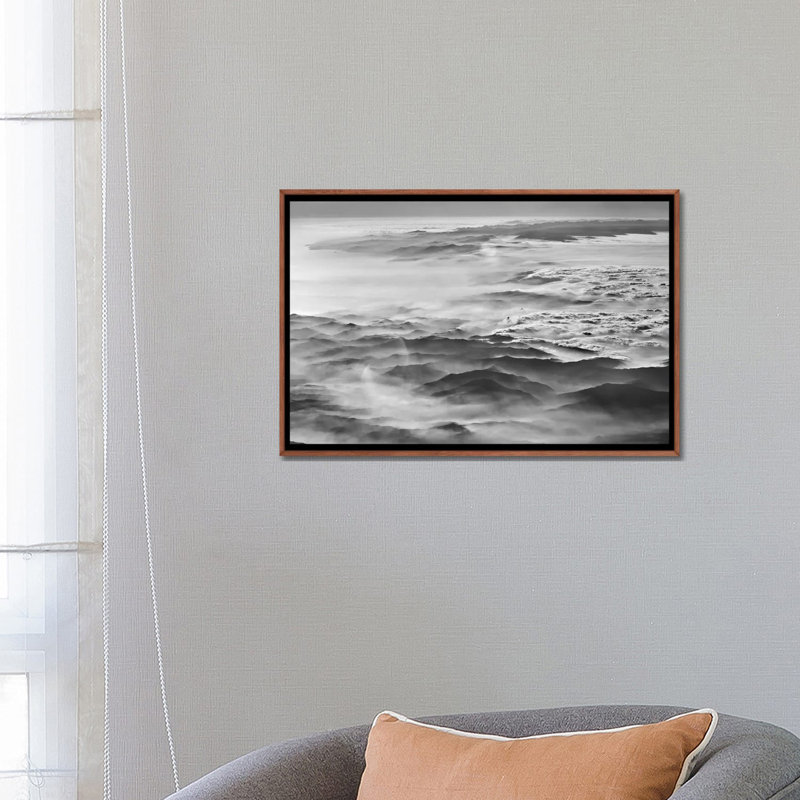« Mountains II » par Ben Heine-impression d’art graphique, Pas de tapis, H 18 po x l 26 po x P 1,5 po