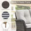 Chaise d'extérieur en osier Sebastino-88582371
