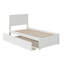 Lit plateforme avec lit gigogne en bois massif et manufacturé Lempley-1219022105-1219022110