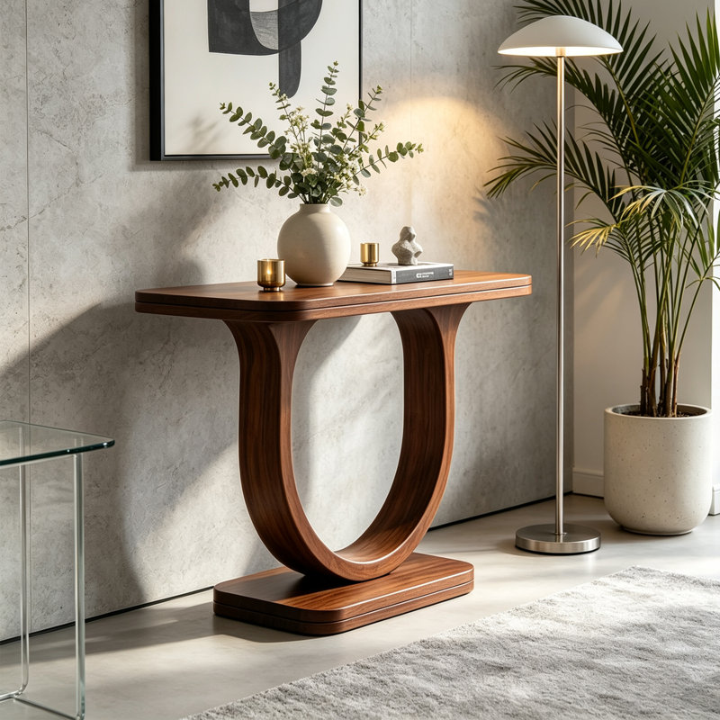 Console Minimalist, Brown