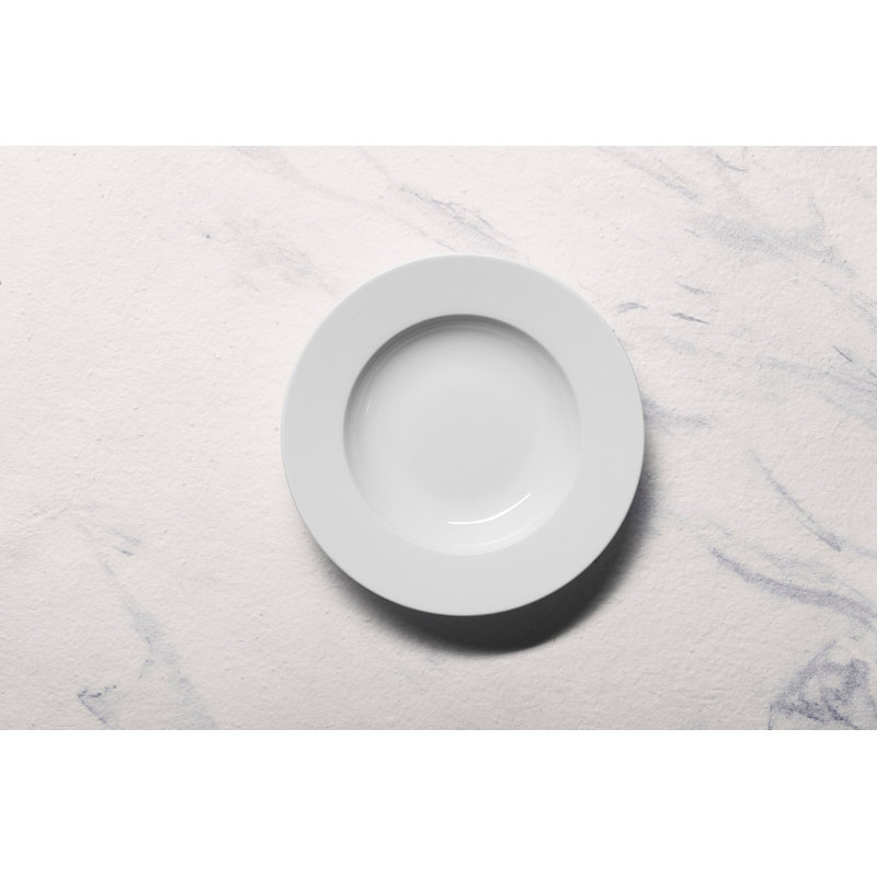 Assiette creuse en porcelaine de qualité supérieure PRime Ivory, 9 po