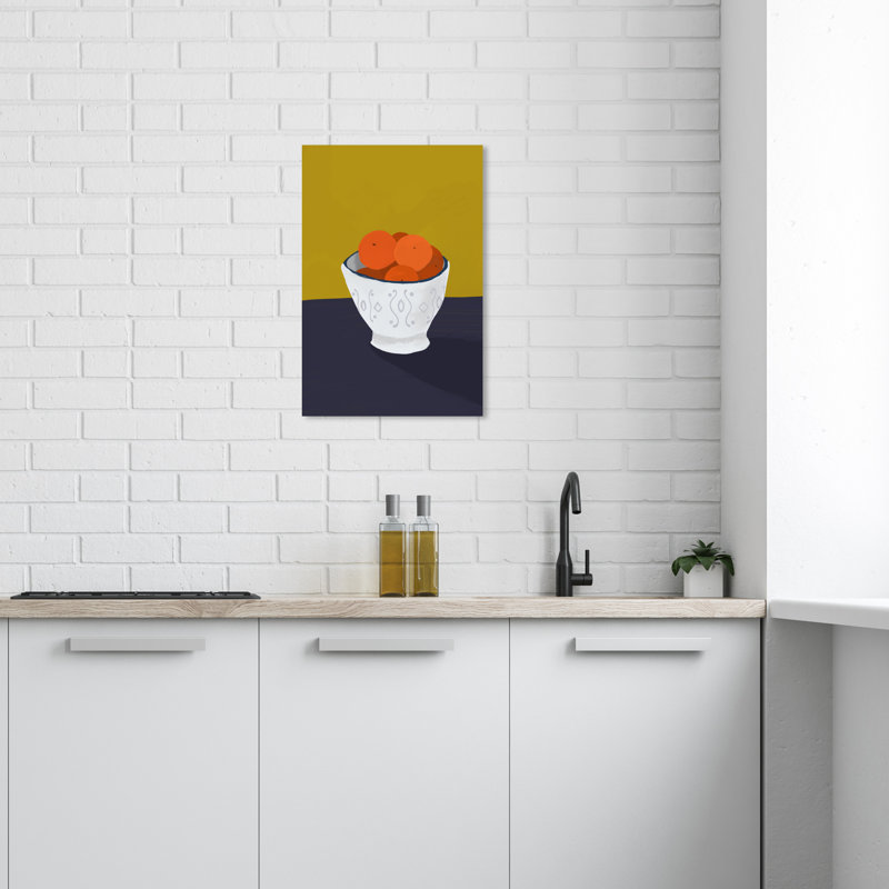 Delmotte tangerines sur toile, H 24 po x l 16 po x P 0,8 po