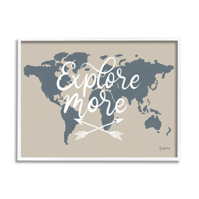 " Explore More Sentiment Crossed Arrows World Map " by Becky Thorns