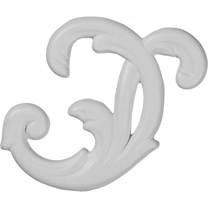 Oslo 3.88 in. H x 4.5 in. W x D Urethane Onlay Scroll