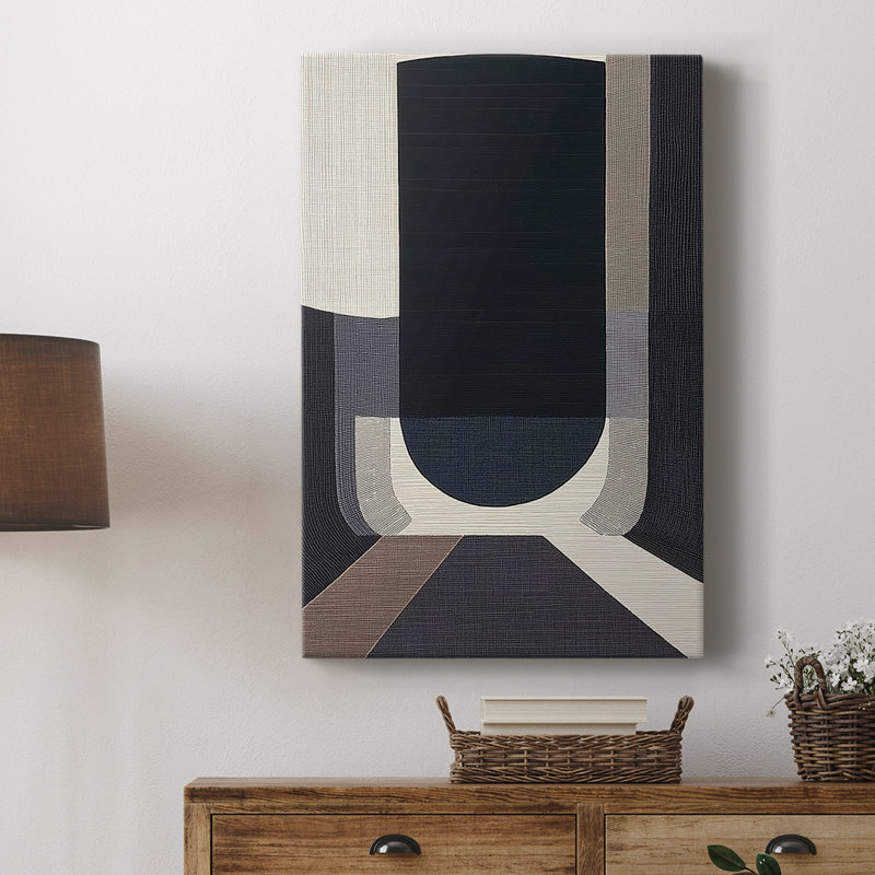 ABSTRACT Series DCL XXXIV - Cavas de galerie sur mesure, H 27 po x l 18 po