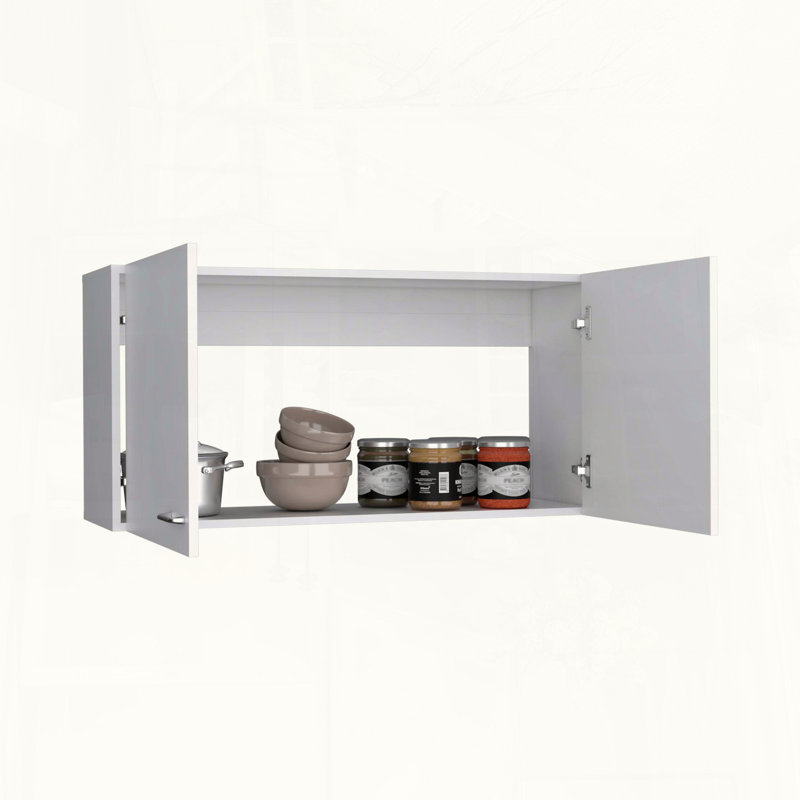 Wall Cabinet, Two Shelves, Double Door