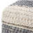 Grady - Square Pouf - Blue / Natural-22267005