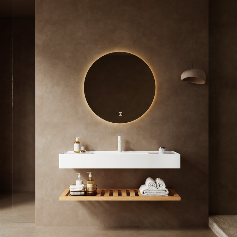 Meuble-lavabo de salle de bain avec meuble-lavabo vasque 48 po LEDE