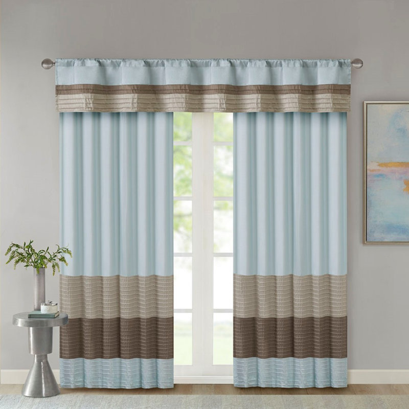 Curtains, Blue Multi