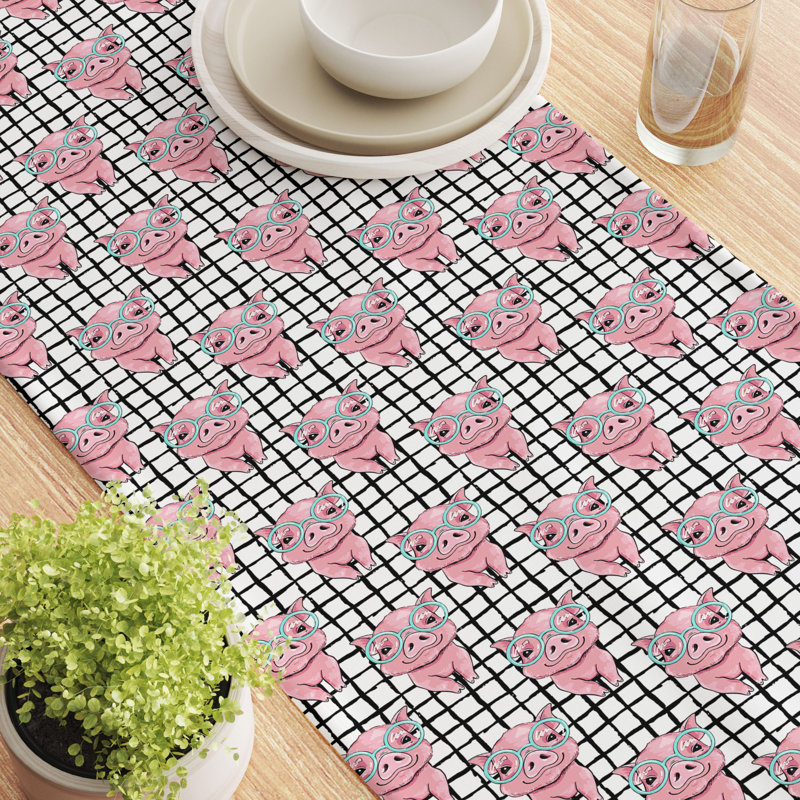 Rectangular Cotton Twill Tablecloth, 90" L x  16" W