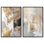 Boosted Grays, ensemble de 2 toiles d'art neutre par Art Remedy