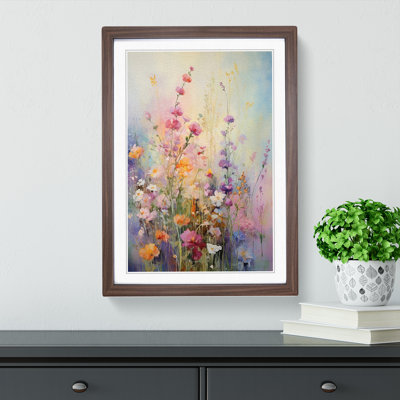 Wildflowers Impressionism - Framed Print