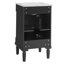 Armoire de salle de bain 18 po style français avec rangement et lavabo en céramique, solution pour petit espace, tablette réglable et charnières à fermeture douce-2121064320