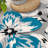Rooshi Moroccan Blue/Gray/Ivory Area Rug-2020346000