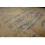 1920s Blue Medallion Antique Indian Lahore Carpet 14'x23' Handknotted Wool Rug