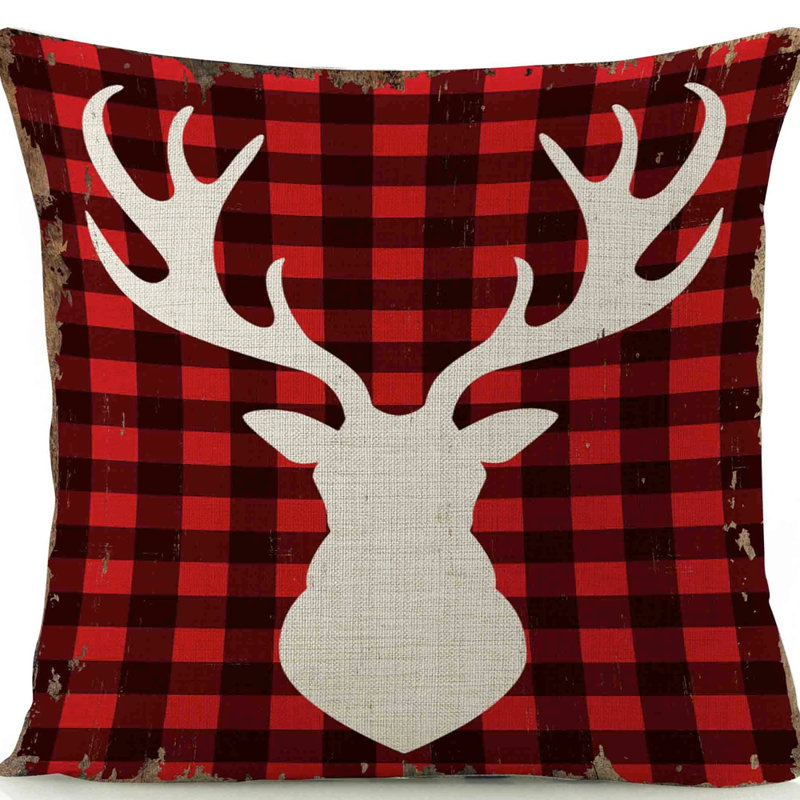 Linen Reversible Throw Pillow
