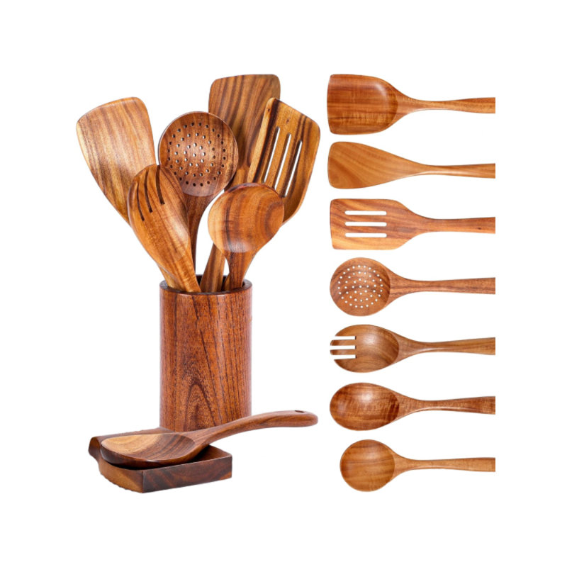 USTENSILES DE CUISSON EN BOIS NATUREL