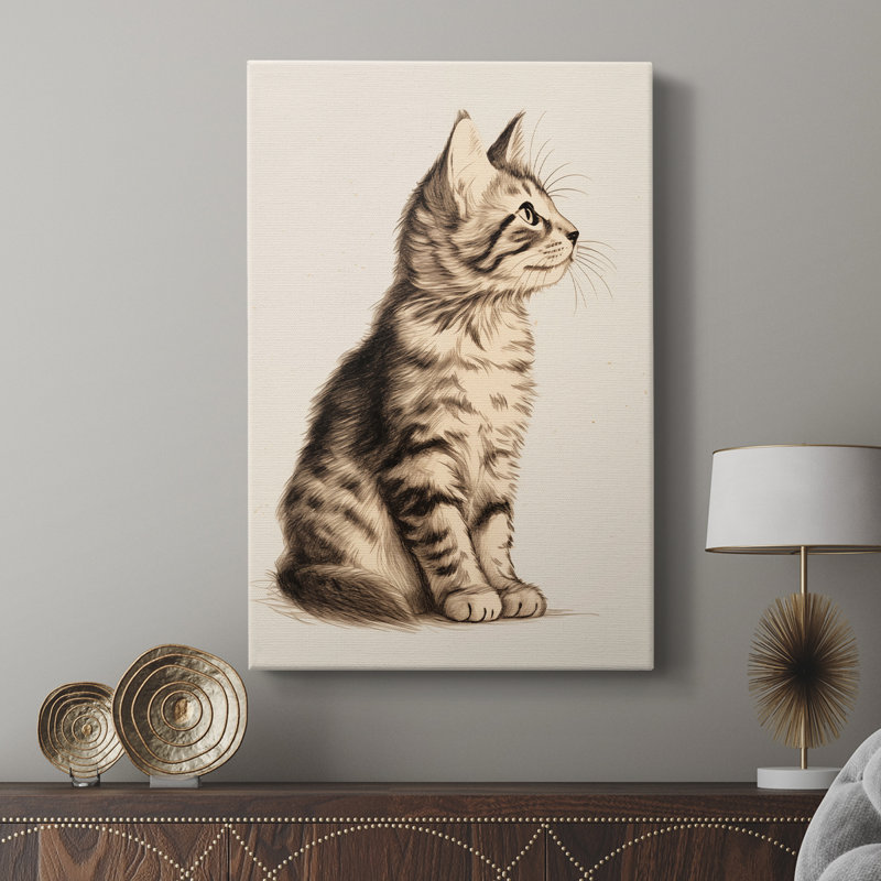 Imprimé animalier rétro IV - galerie Cavas, H 27 po x l 18 po