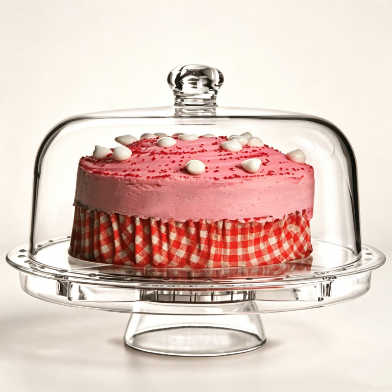 Présentoir à gâteau transparent 6-en-1 Clear