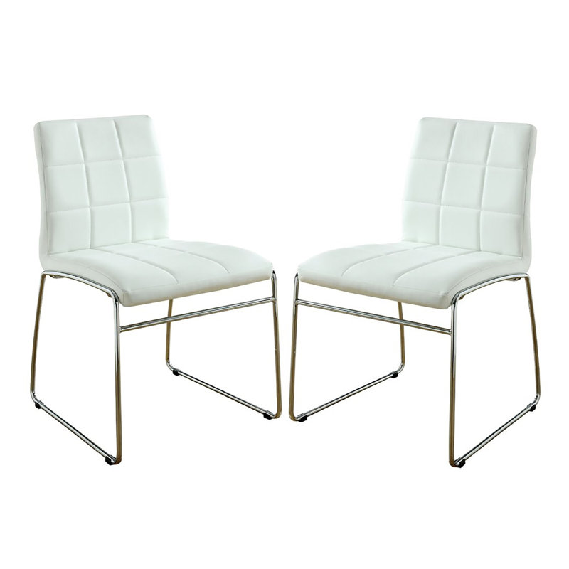 Coetta Tufted Dining Chair, White