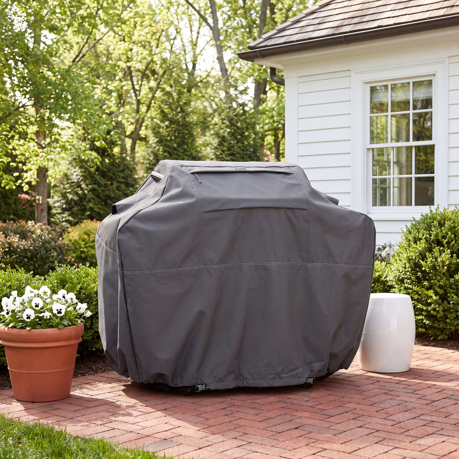 Jaylon Patio Grill Cover, 48" H x 58" W x 30" D