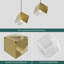 Luminaire suspendu grappe 4 lumières Ice Cube