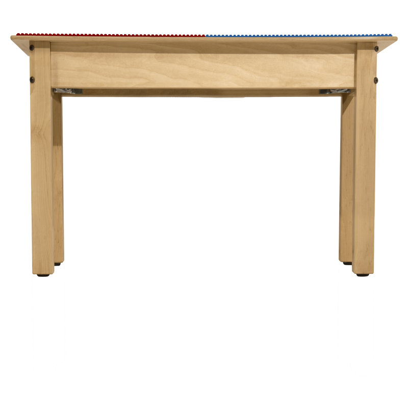 Time-2-Play Table, Red/Blue, 18.5" H x 35" L x 15.5" W