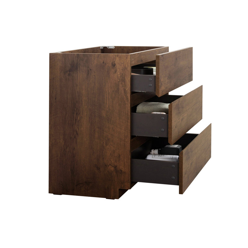 Commode d'appoint Hydiyah, Noyer