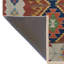 Tapis décoratif multicolore à motif frangé et à motif traditionnel-110016823