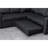 Sectional Sofa Bed, BLACK-1632763249