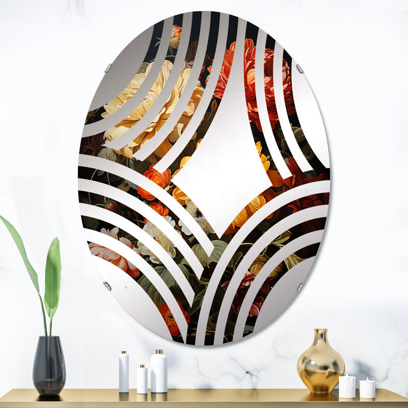 Miroir mural oval, 35,4 po x 23,6 po