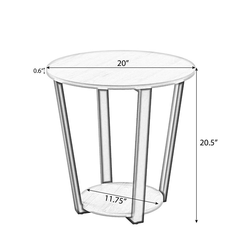 Table de bout ronde Elysian