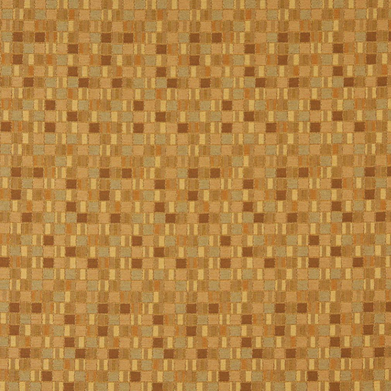 Tissu géométrique Contract, Or