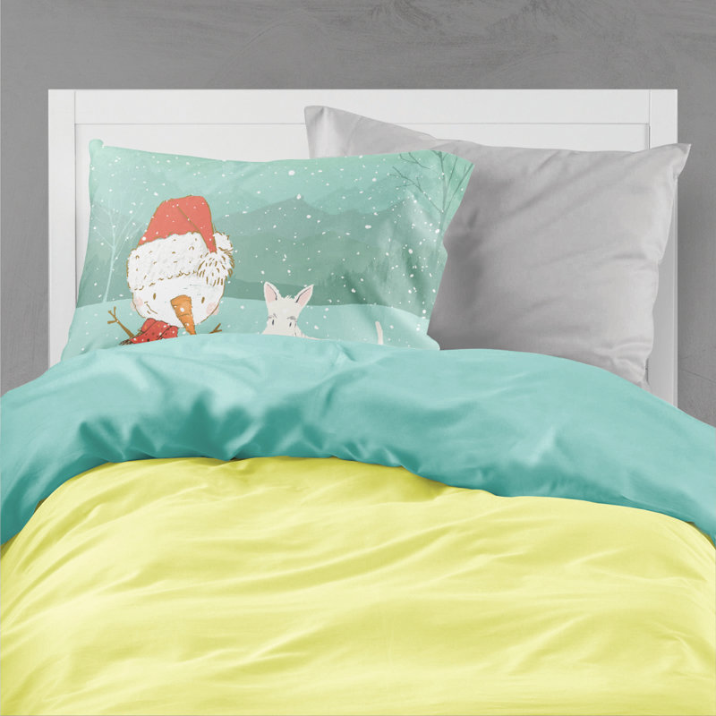 Snowman Christmas Microfiber, Wheaten Scottish Terrier