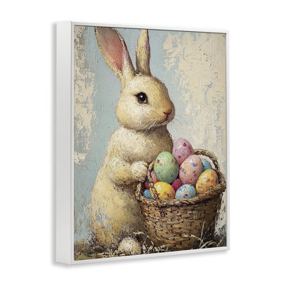 Easter Bunny Basket Giclee Art, design by Franklyn Gregory