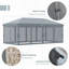Tente avec auvent Pop Up Outsunny-1682399861