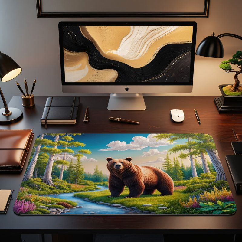 Polyester Desk Pad, 23.6x13.8