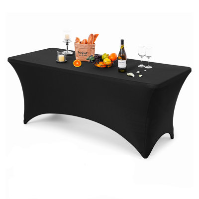 6Ft Portable Folding Banquet and Event Table With Cover