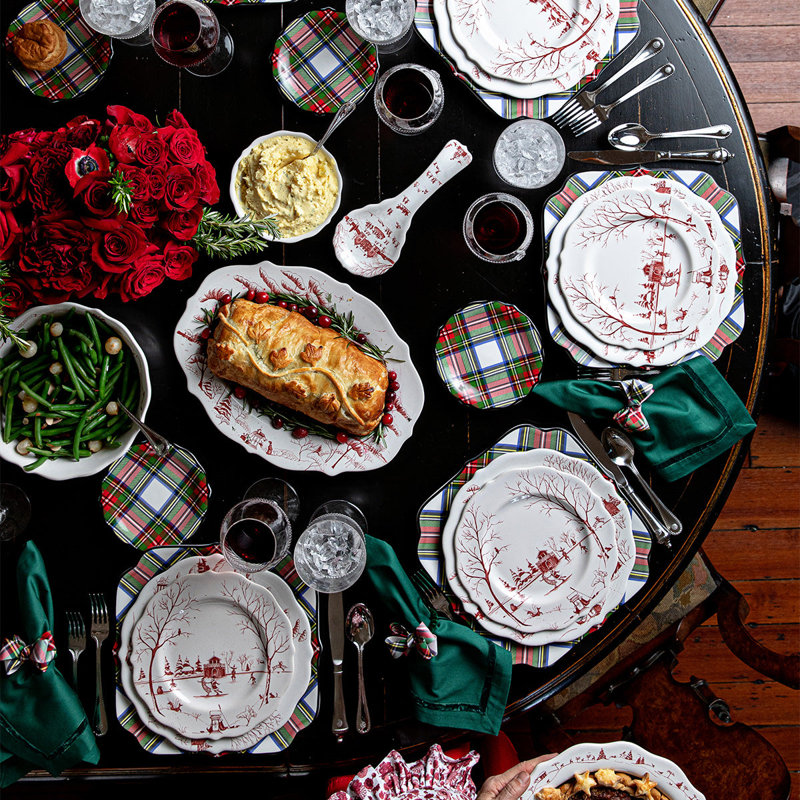 Country Estate Winter Frolic Dinner Plate