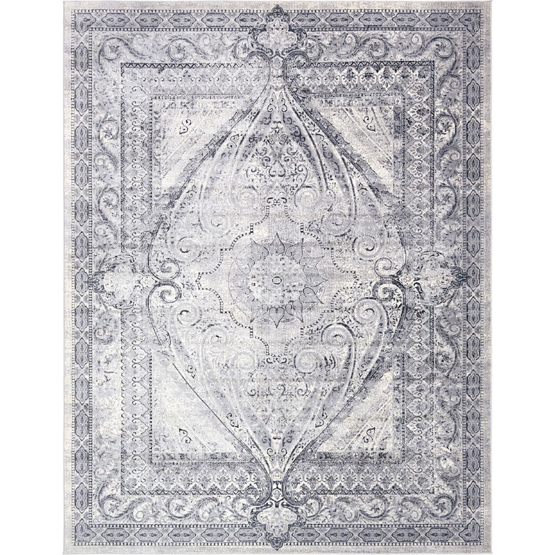 Parrado Ikat Indoor Rug, Rectangle 10' x 14'5"