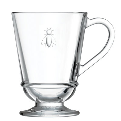 Napoleon Bee Glass Coffee Mug