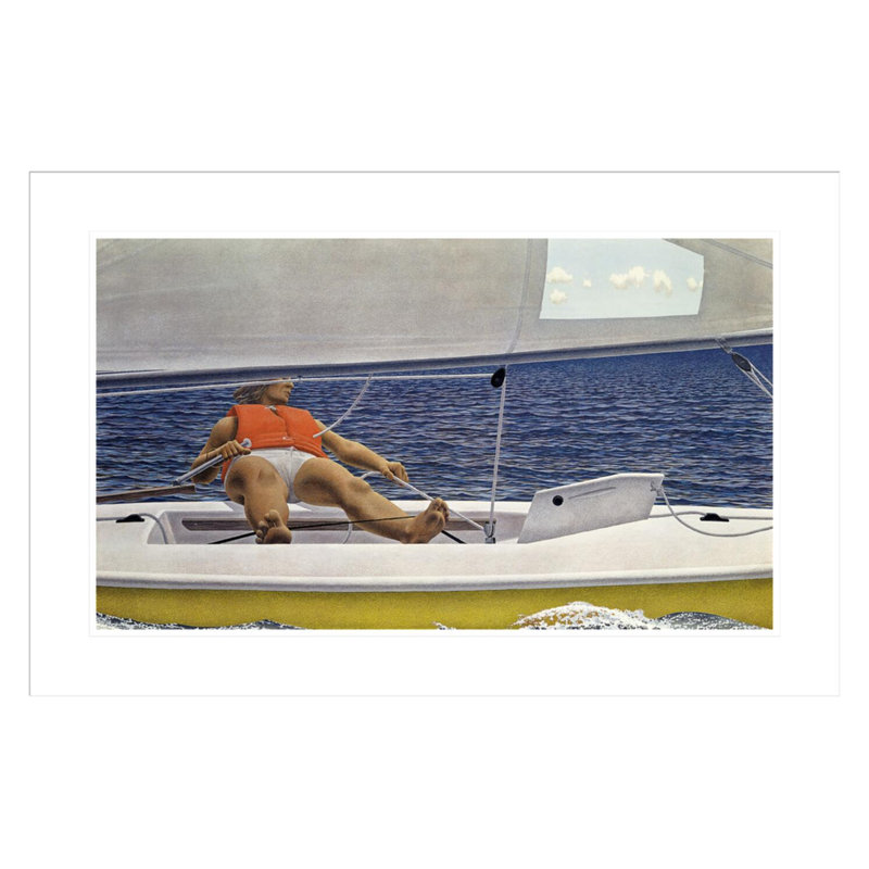 «Laser» par Alex Colville, H 19,78 po x l 29,5 po