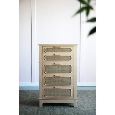 Grande armoire 29 x 18 x 46 po, style bohémien de style Mid-Century, placage de pin, coffre de style bohémien brun 29 x 18 x 46 po, fabrication en bois, finition