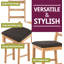Hatcher 6 - Person Solid Oak Dining Set
