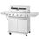 Barbecue au gaz à 5 brûleurs en acier inoxydable avec brûleur latéral infrarouge Royal Gourmet, sortie 72 000 BTU, argent