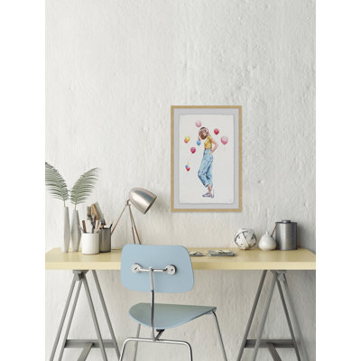 «Child at Heart», reproduction d'art encadrée